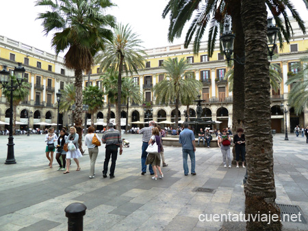 Plaza Real, Barcelona.